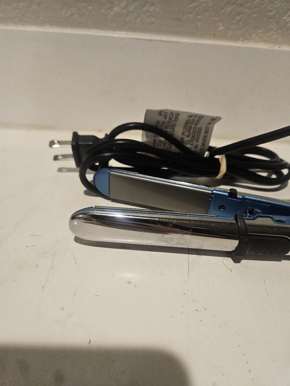 BaBylissPRO Nano Titanium Prima2000 Mini Iron Blue & Silver